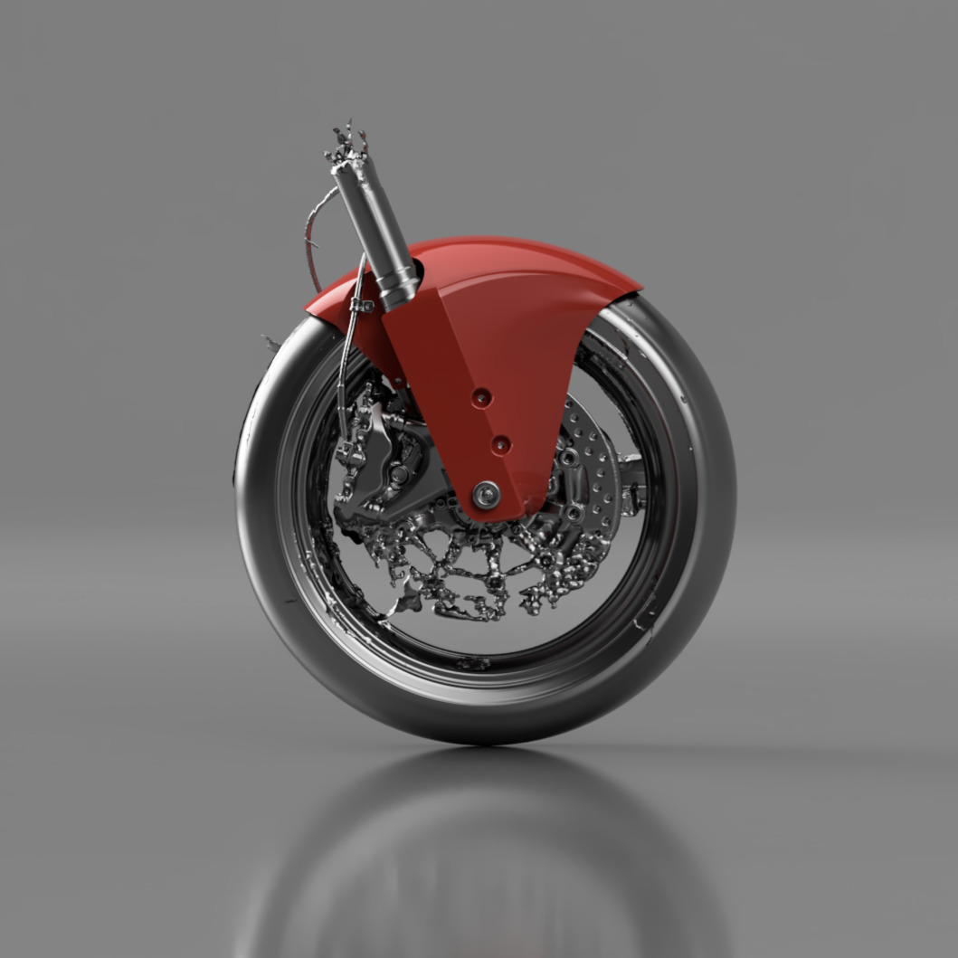 CBR600RR GP Style Front Fender Prototype - Preview