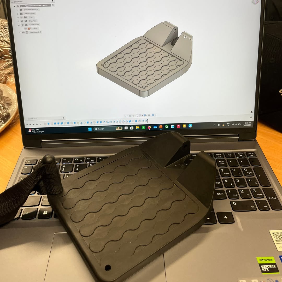 Wheelchair Footrest Replacement - Media 2
